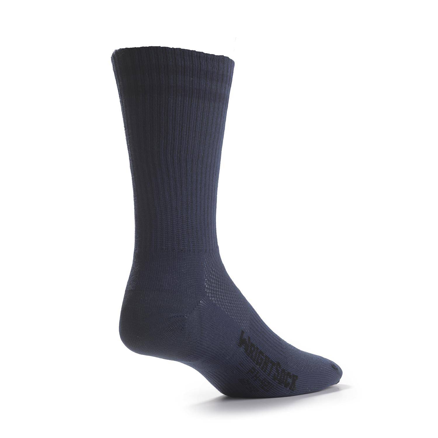 Blue Wrightsock Cushioned DLX Crew - M