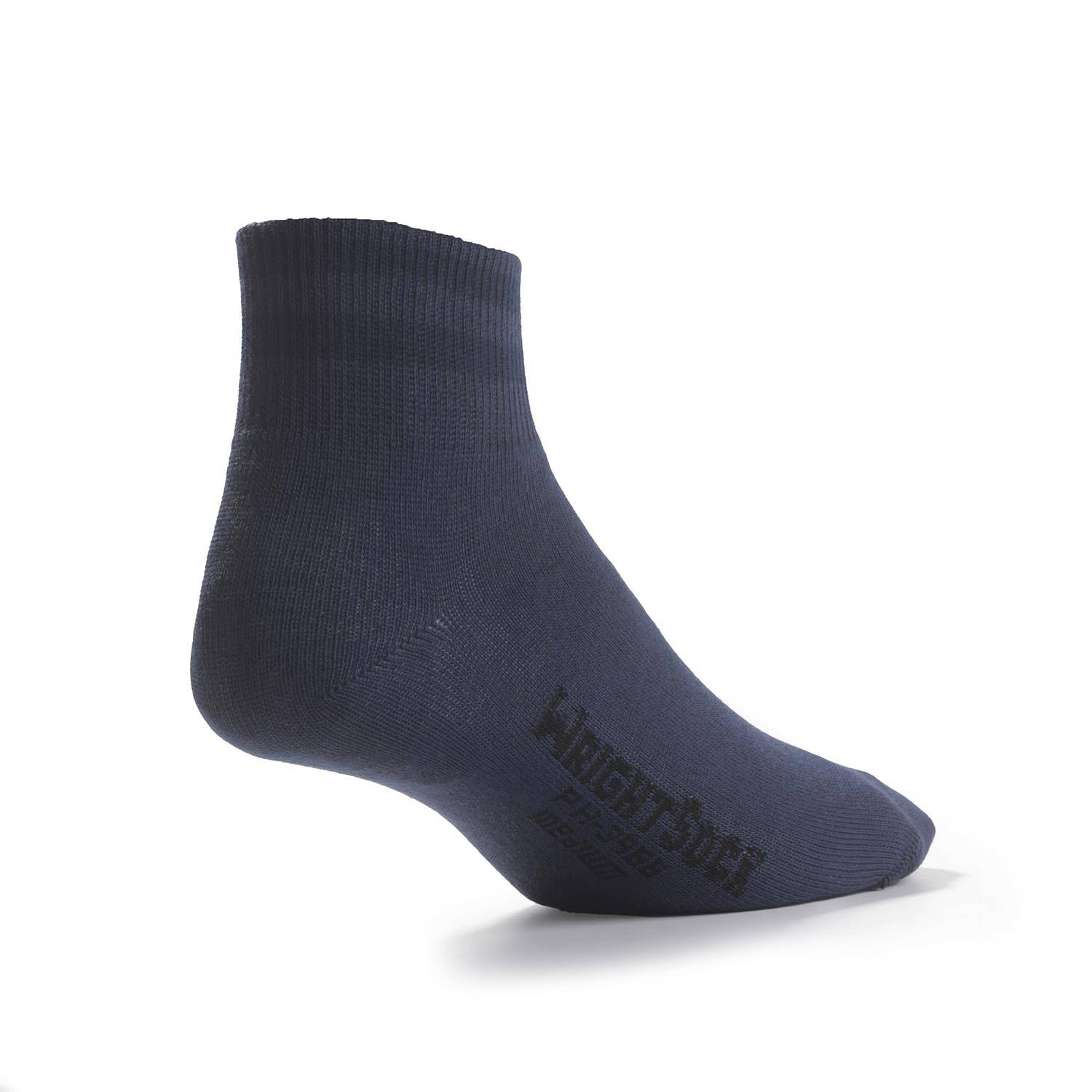 Blue Wrightsock Double Layer Ankle - M